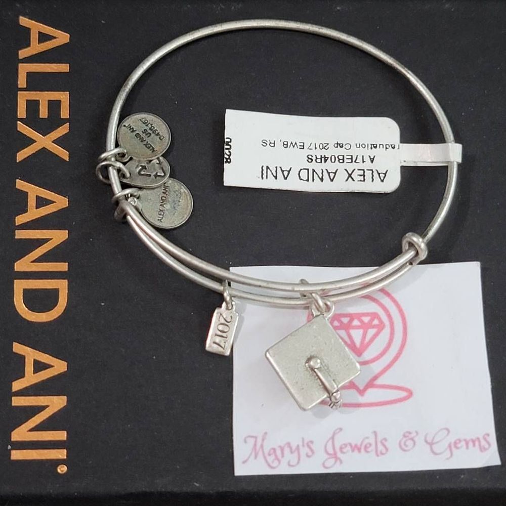 Alex and Ani charm bracelet class of 2017